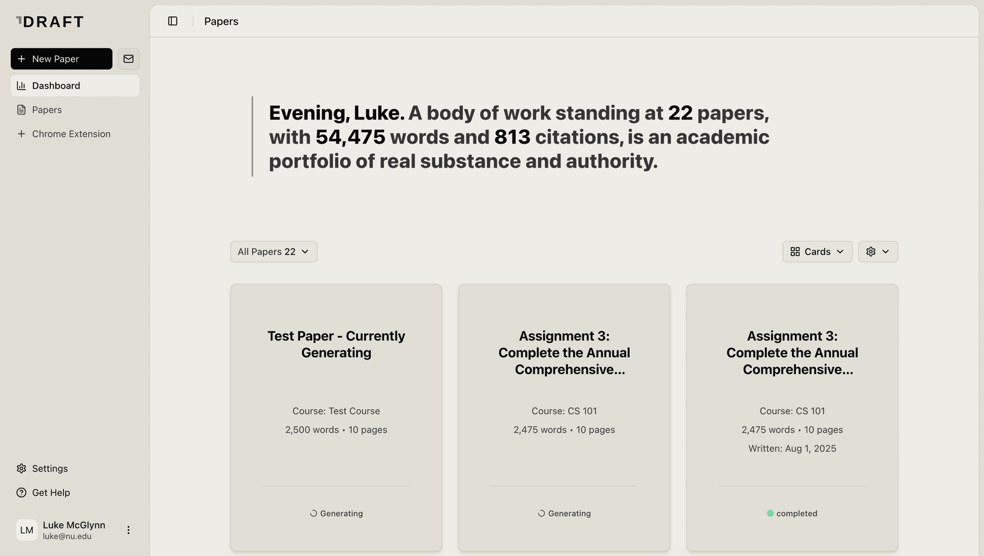 1Draft Hero Screenshot
