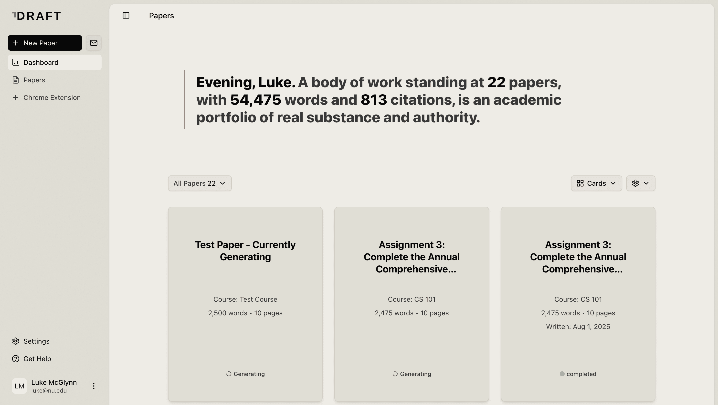 1Draft Hero Screenshot